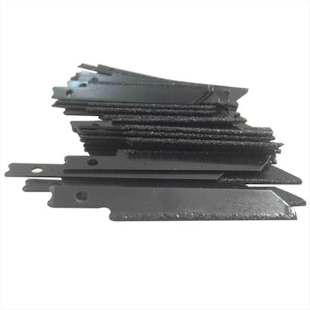 Disston Remgrit 2.875 In. Medium Grit Carbide Grit Jig Saw Blade With Universal Shank, 50PK GJ4-50